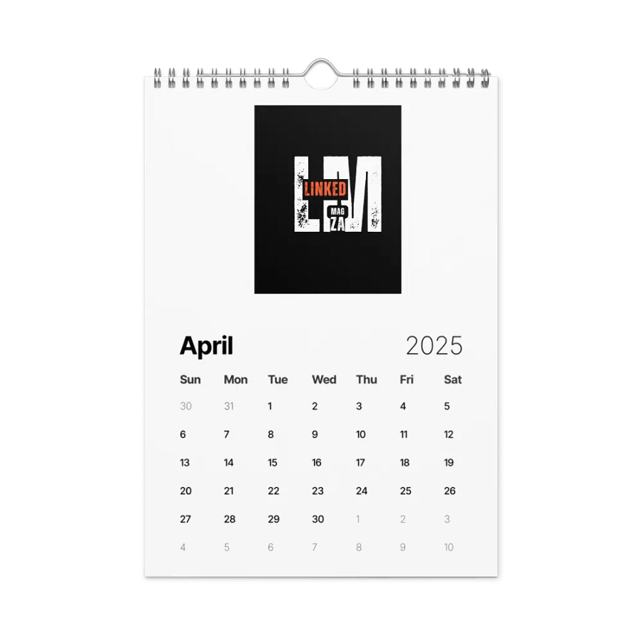 Customizable 2025 Wall Calendar product image (1)