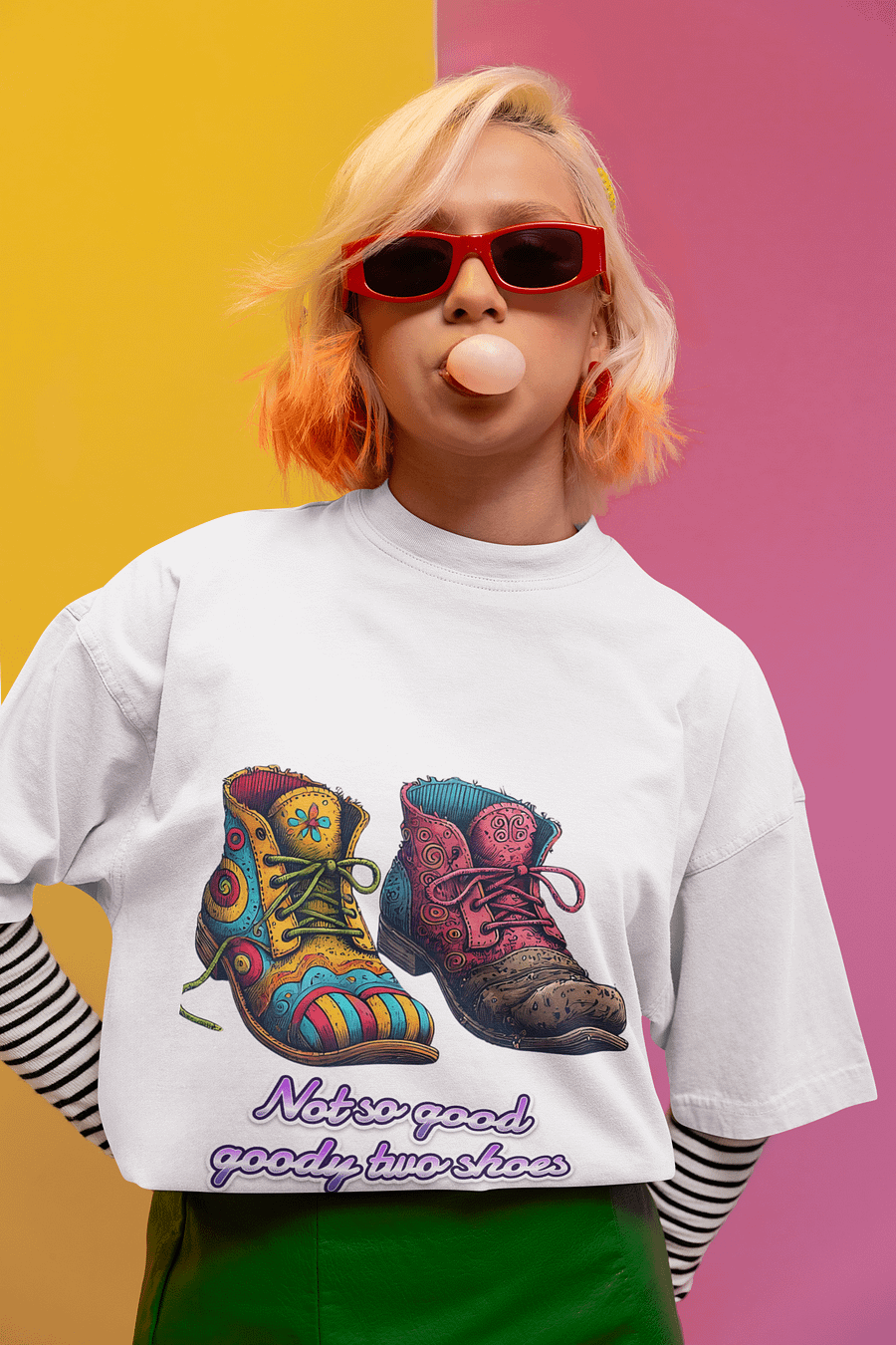 Creative Colorful Boots Unisex Tee product image (1)
