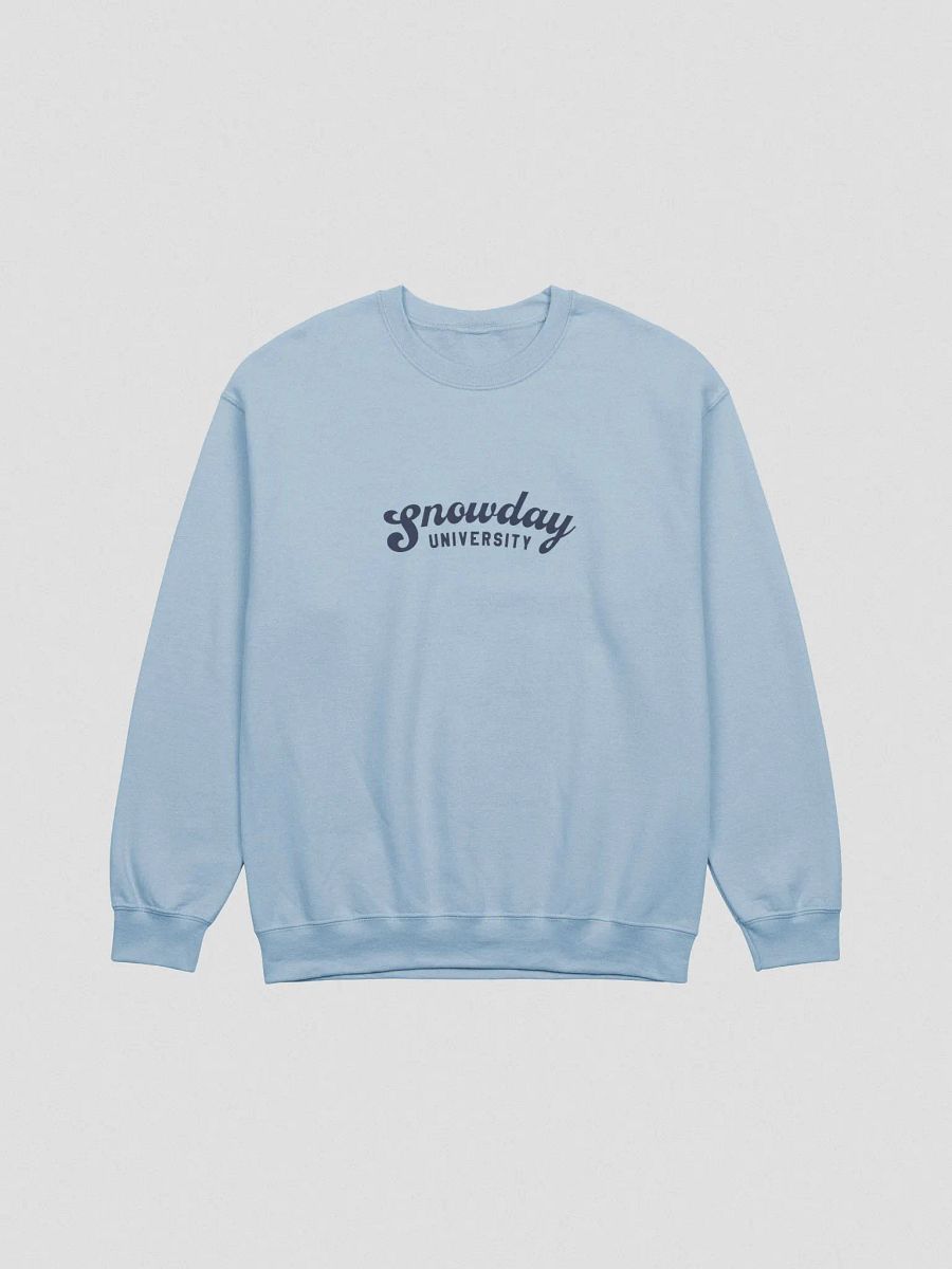 Snowday University crewneck - light blue product image (1)