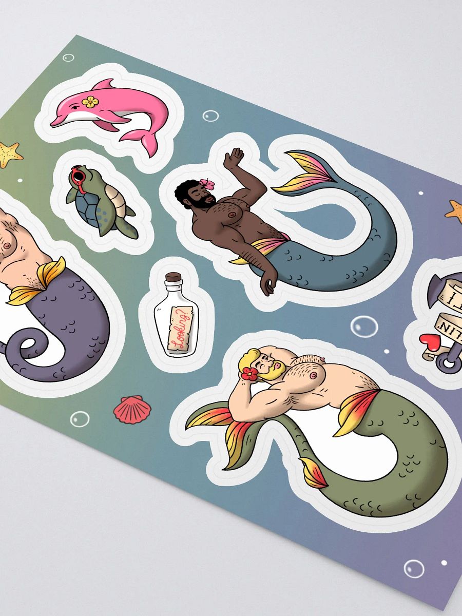 Merman Sticker Sheet product image (3)