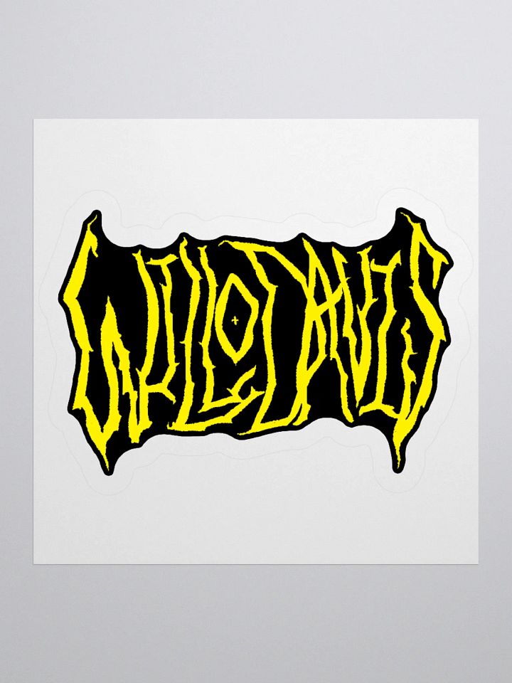 WiLLo Davis Metal Logo Sticker product image (3)