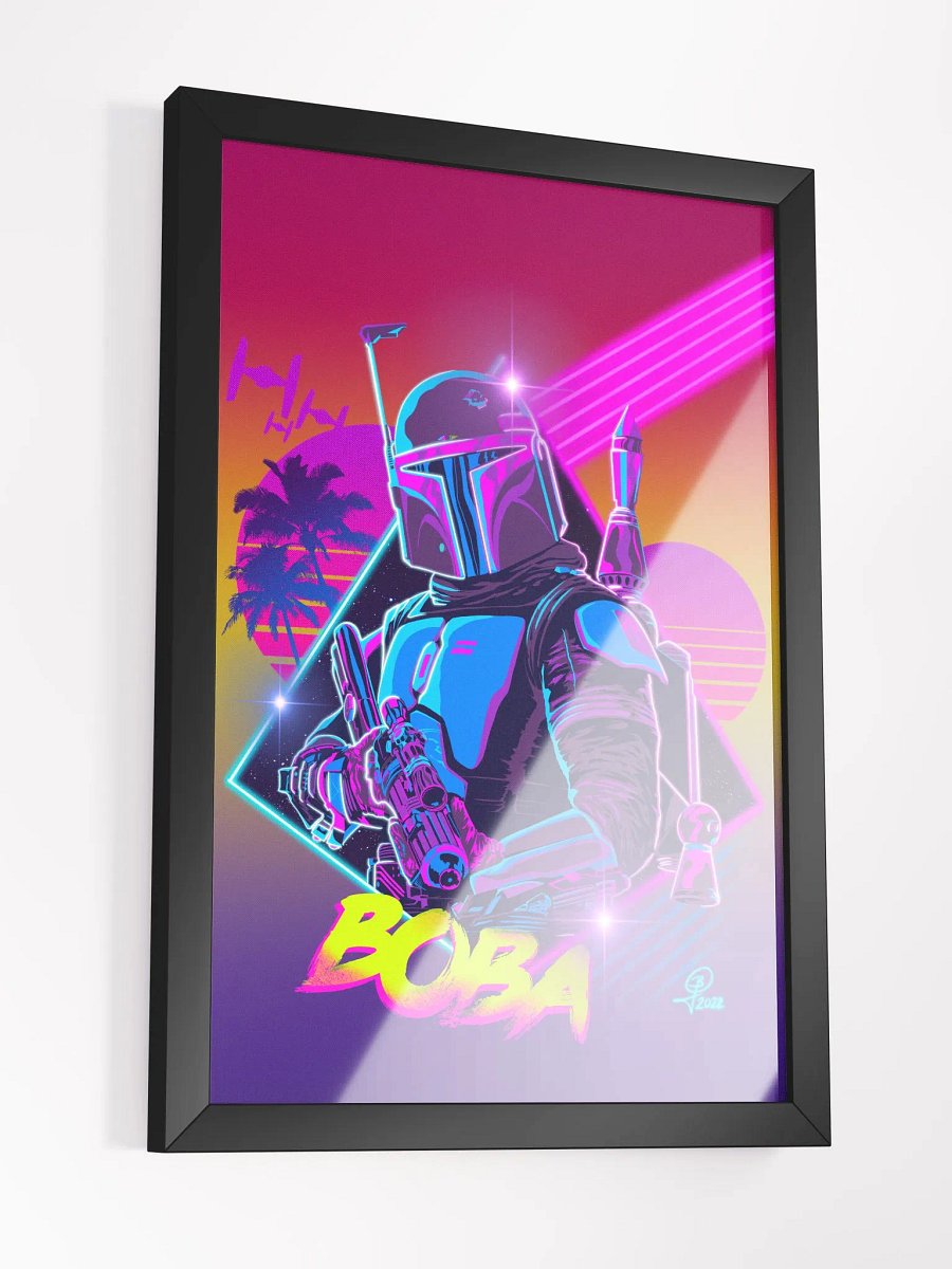 Synth-Boba Framed 12x18 Artwork product image (4)