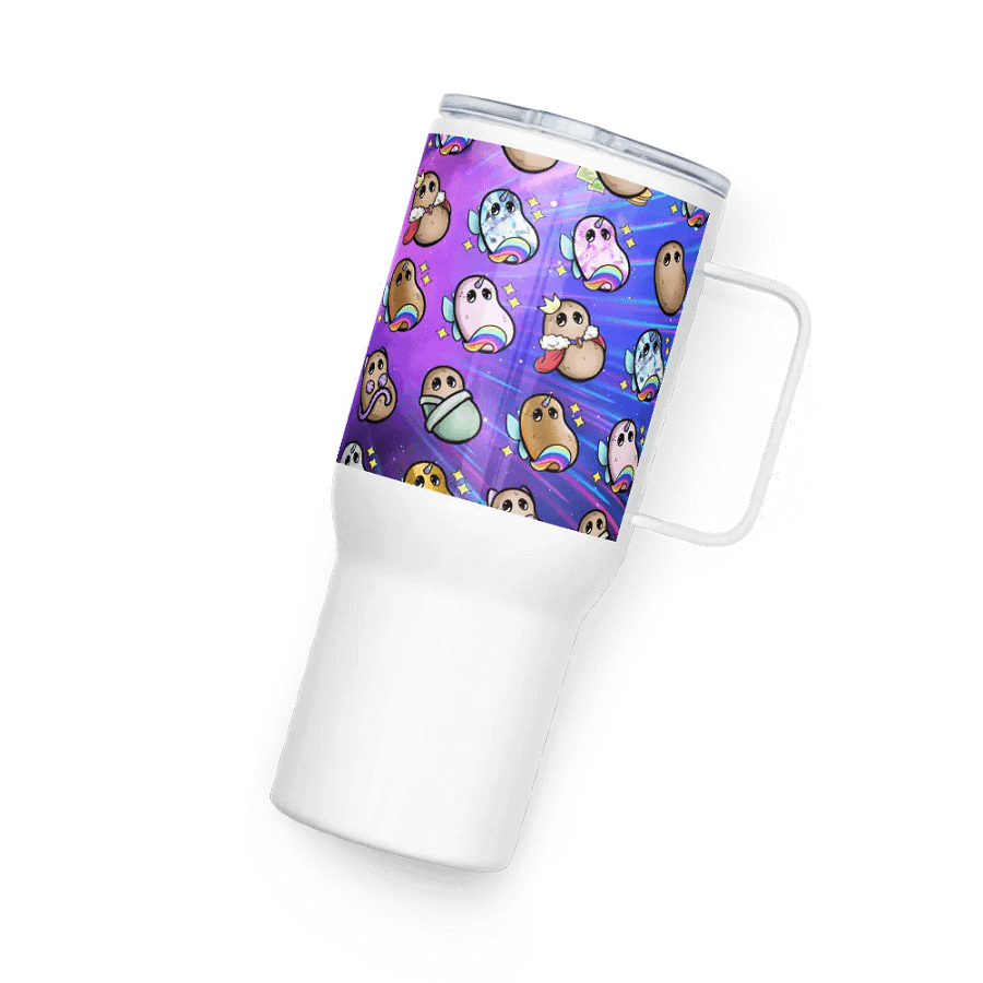 ''Patates intergalactiques'' Tasse de voyage avec poignée product image (4)