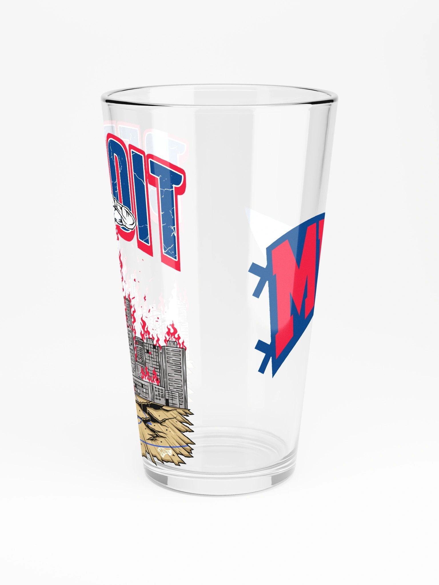 Detroit, Welcome to Basketball Pint Glass product image (4)