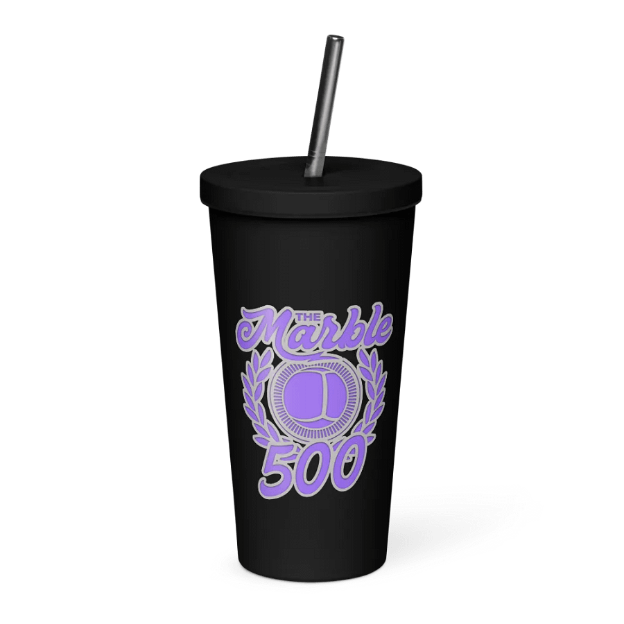 MSLA Marble 500 - Insulated Tumbler w/ Straw product image (1)