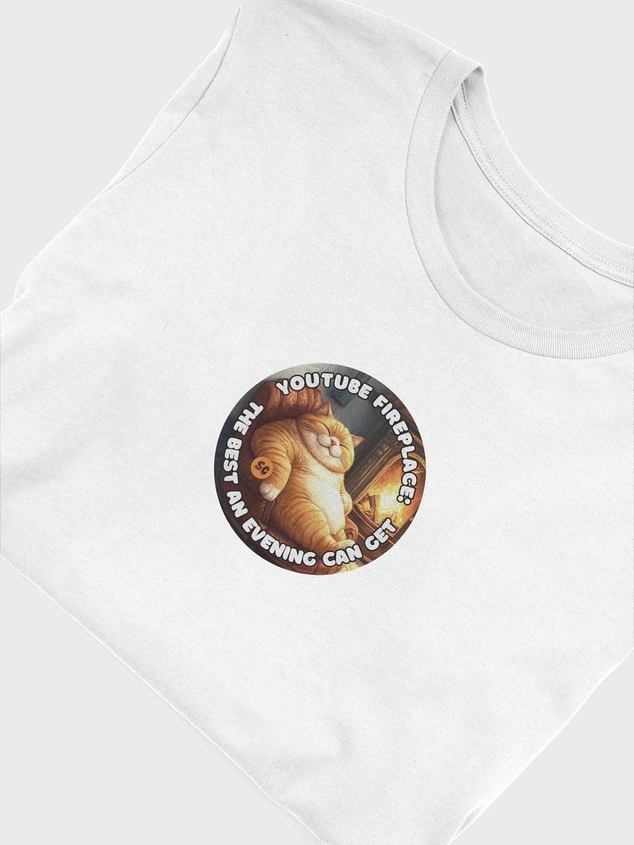 Cozy Cat - YouTube Fireplace: The Best an Evening Can Get | Tee product image (3)