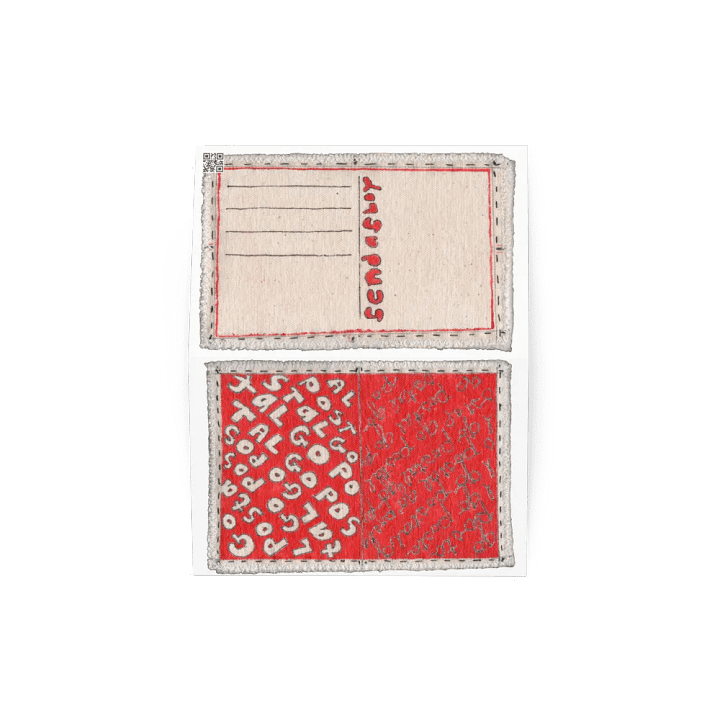Go Postal Red 1 greeting card product image (2)