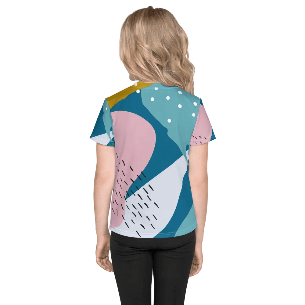 All-Over Print Kids Crew Neck T-Shirt product image (2)