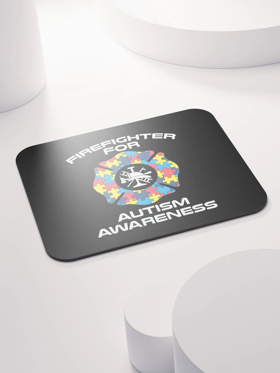 Firefighter for Austim Awareness - Mouse Pad product image (4)