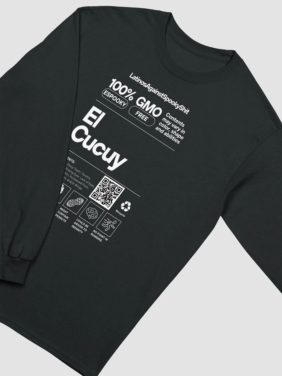 El Cucuy Nutrition Label Long Sleeve product image (22)