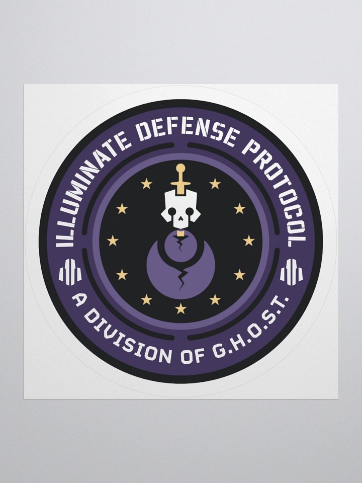 Illuminate Defense Protocol Flat Sticker product image (2)