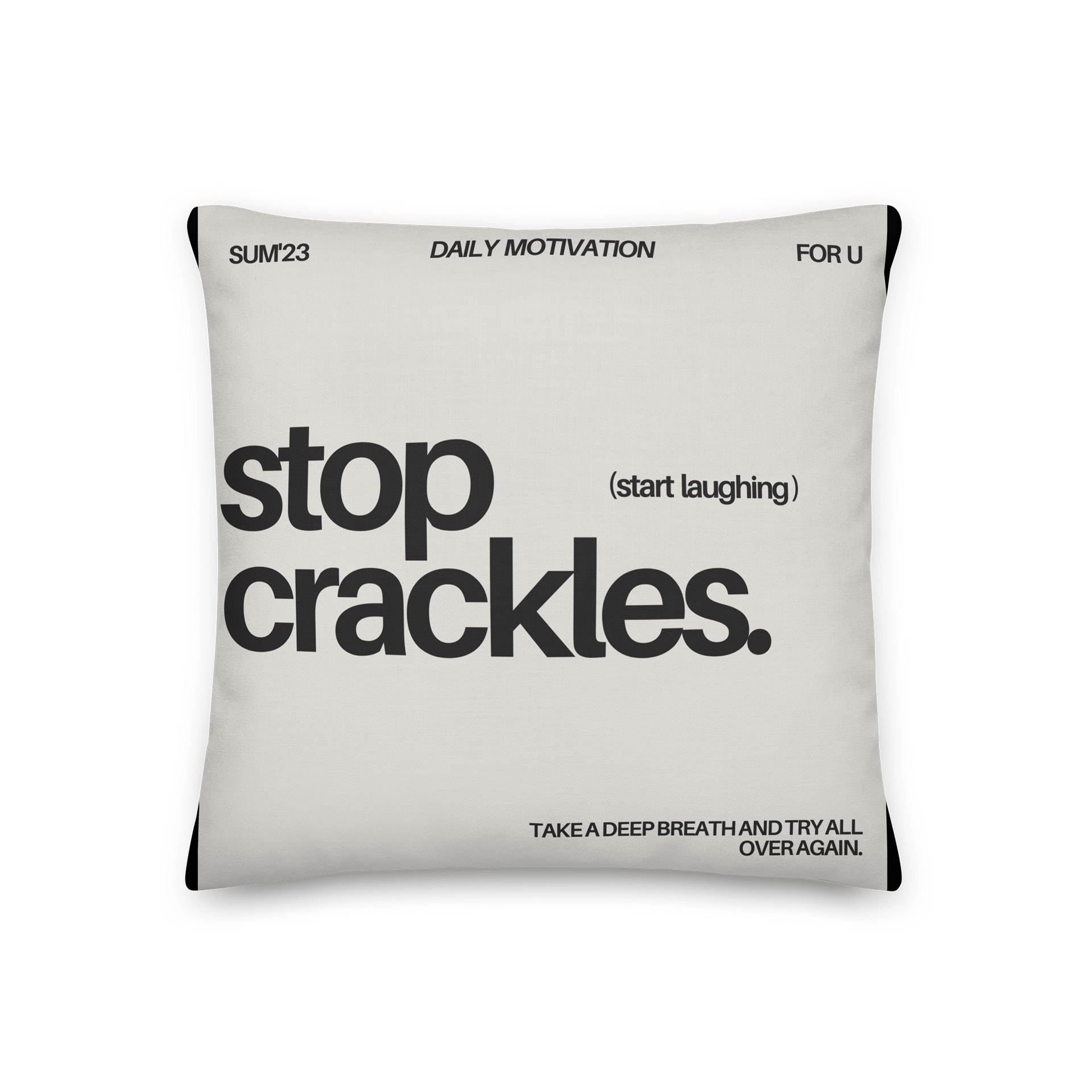 Stop Crackles Premium Pillow product image (3)