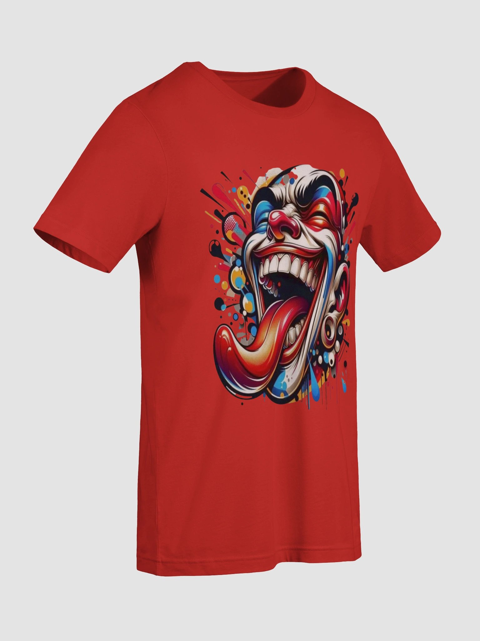 Graffiti Style Crazy Clown Art T-Shirt product image (5)