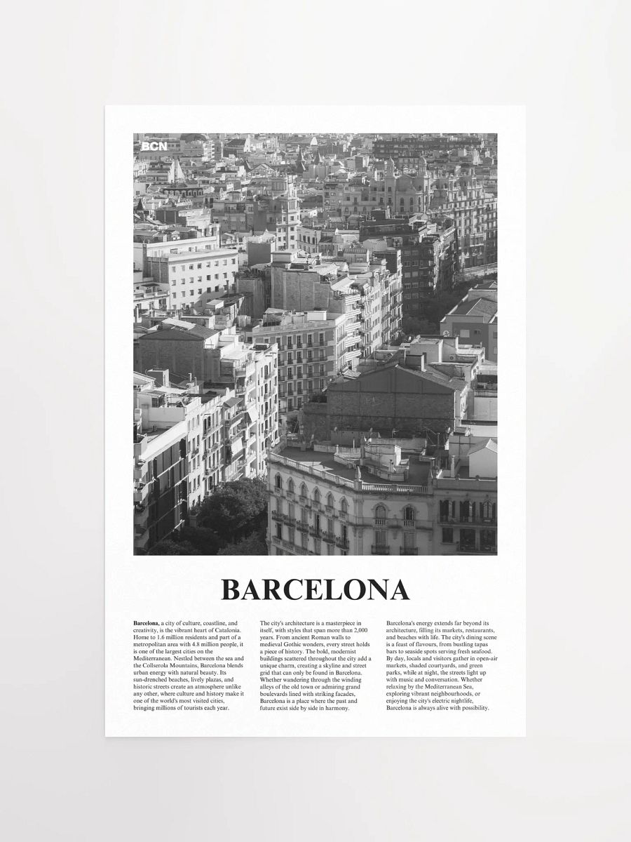 Barcelona 02 Newspaper Poster product image (5)