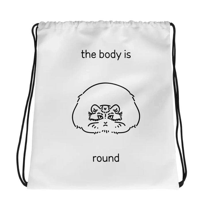The Body Is Round - Drawstring Bag product image (1)