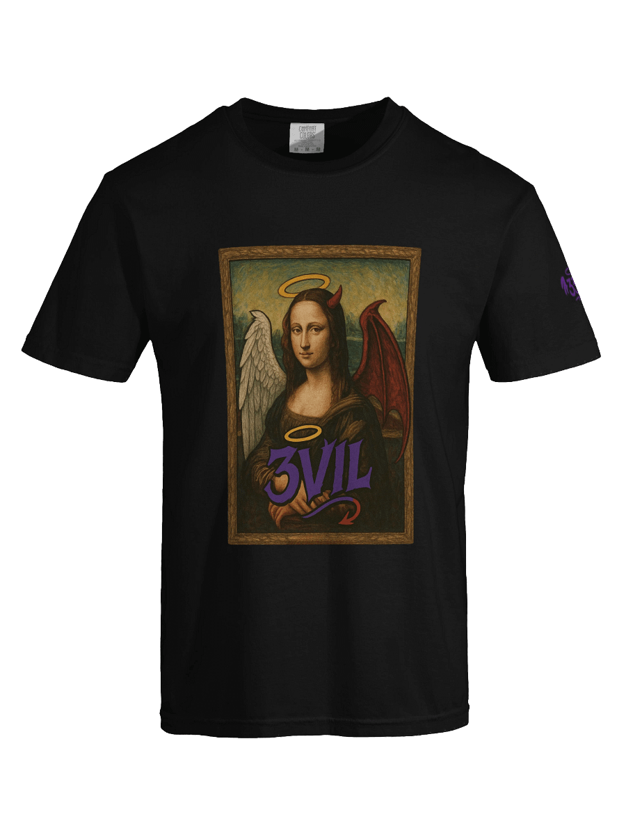 3ViL Mona Lisa Unisex T-Shirt product image (5)