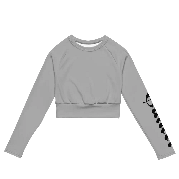 Cancer All-Over Long Sleeve Crop Top product image (2)