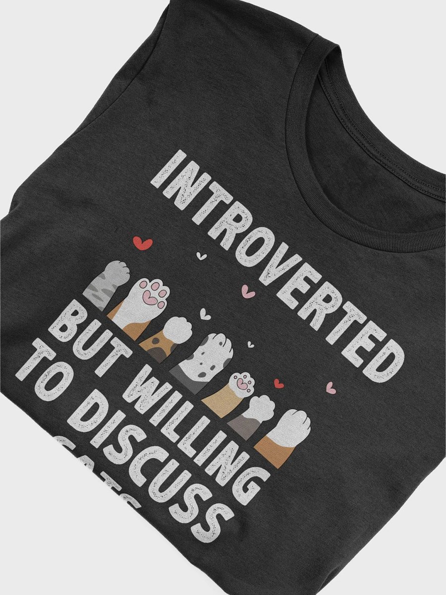 Introverted But Willing To Discuss Cats Vintage Introverts T-Shirt product image (5)