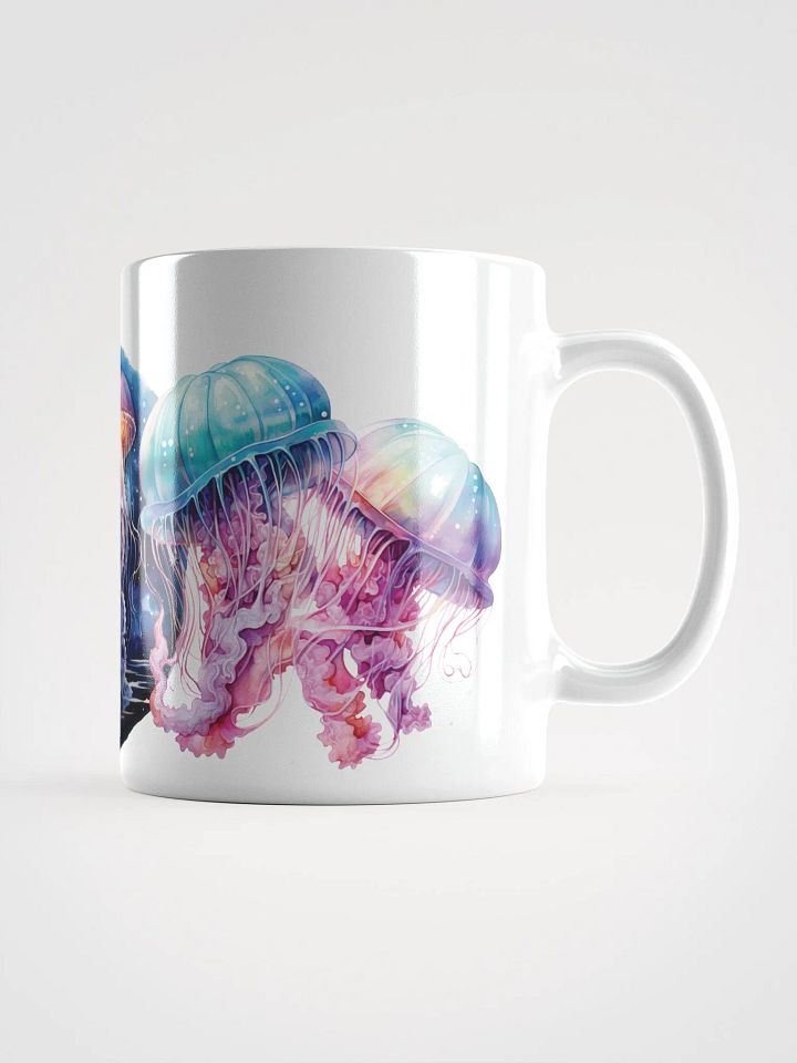 Cosmic Jellyfish White Glossy Mug product image (1)