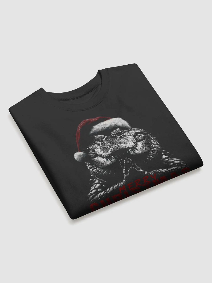 Santa Crocodile Christmas Sweatshirt product image (3)