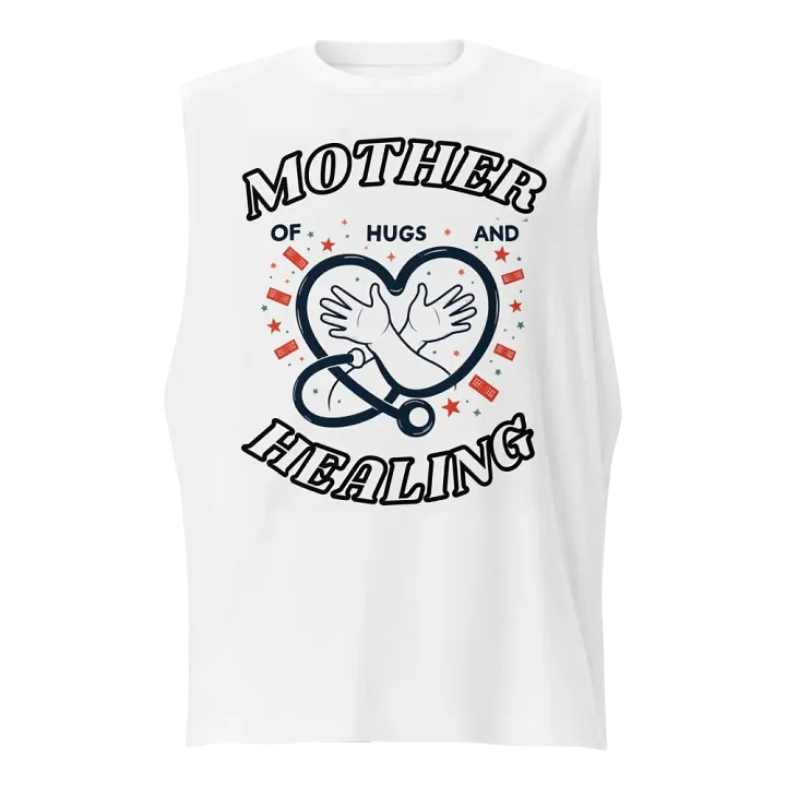 mother of Hugs and healing, Stethoscope Muscle Tank product image (1)