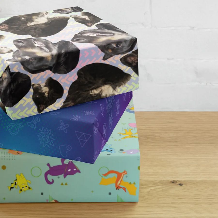 Teef, Nerds, and Pokemon Wrapping Paper Bundle product image (10)