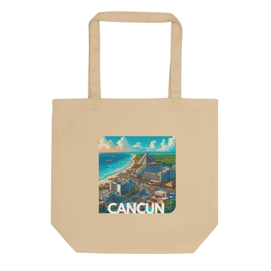 Cancun Coastal Vibes Tote Bag | Cancun Mexico city product image (2)