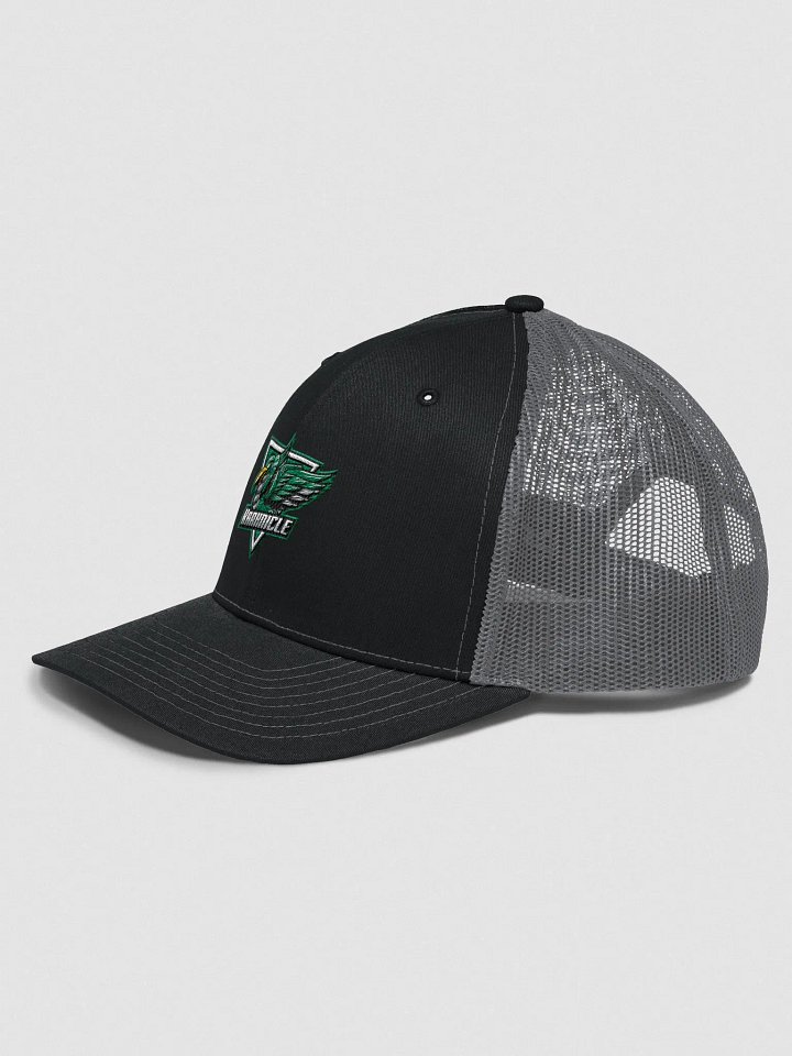Krahnicle Signature Trucker Hat (Green Logo) product image (2)