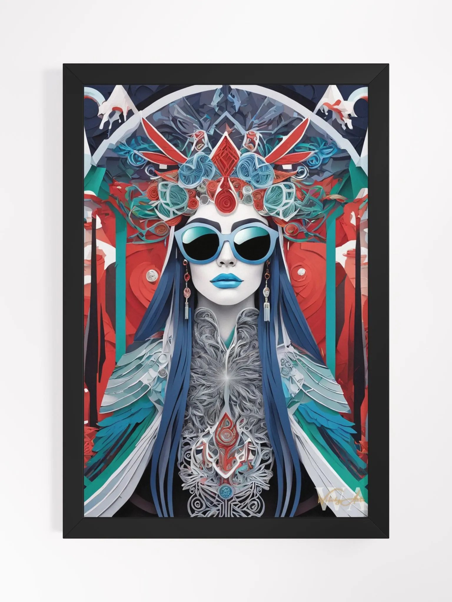 Winter Wiccan 04 - Framed Matte Poster product image (1)