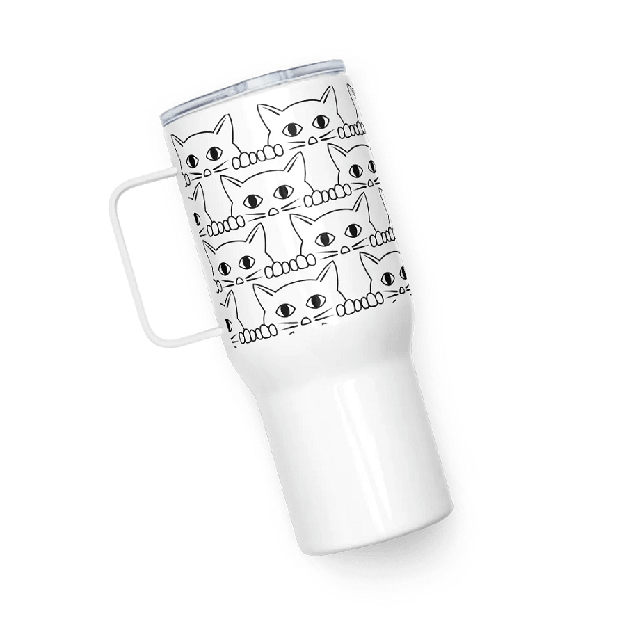 Peeping Kitten 25 oz Travel Mug product image (11)