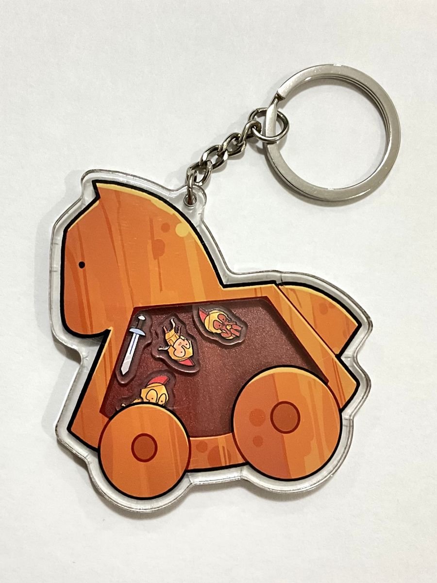 Trojan Horse Shaker Charm product image (1)