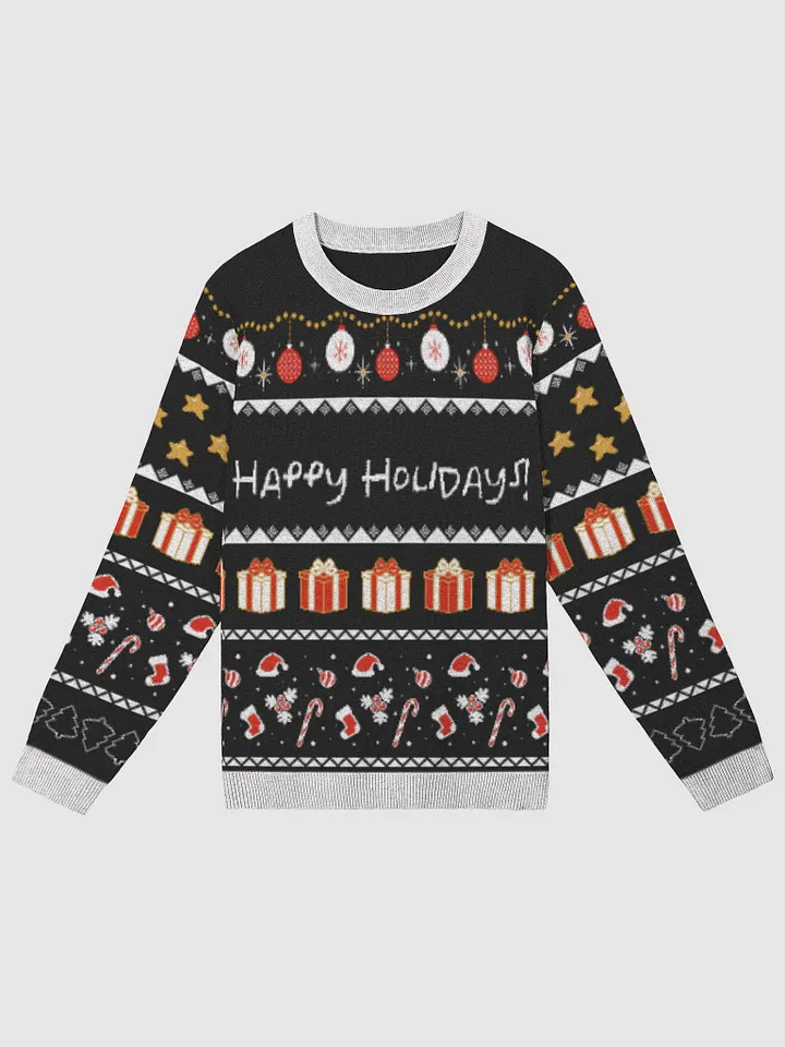 Happy Holidays Slogan Baubles Sweater product image (5)