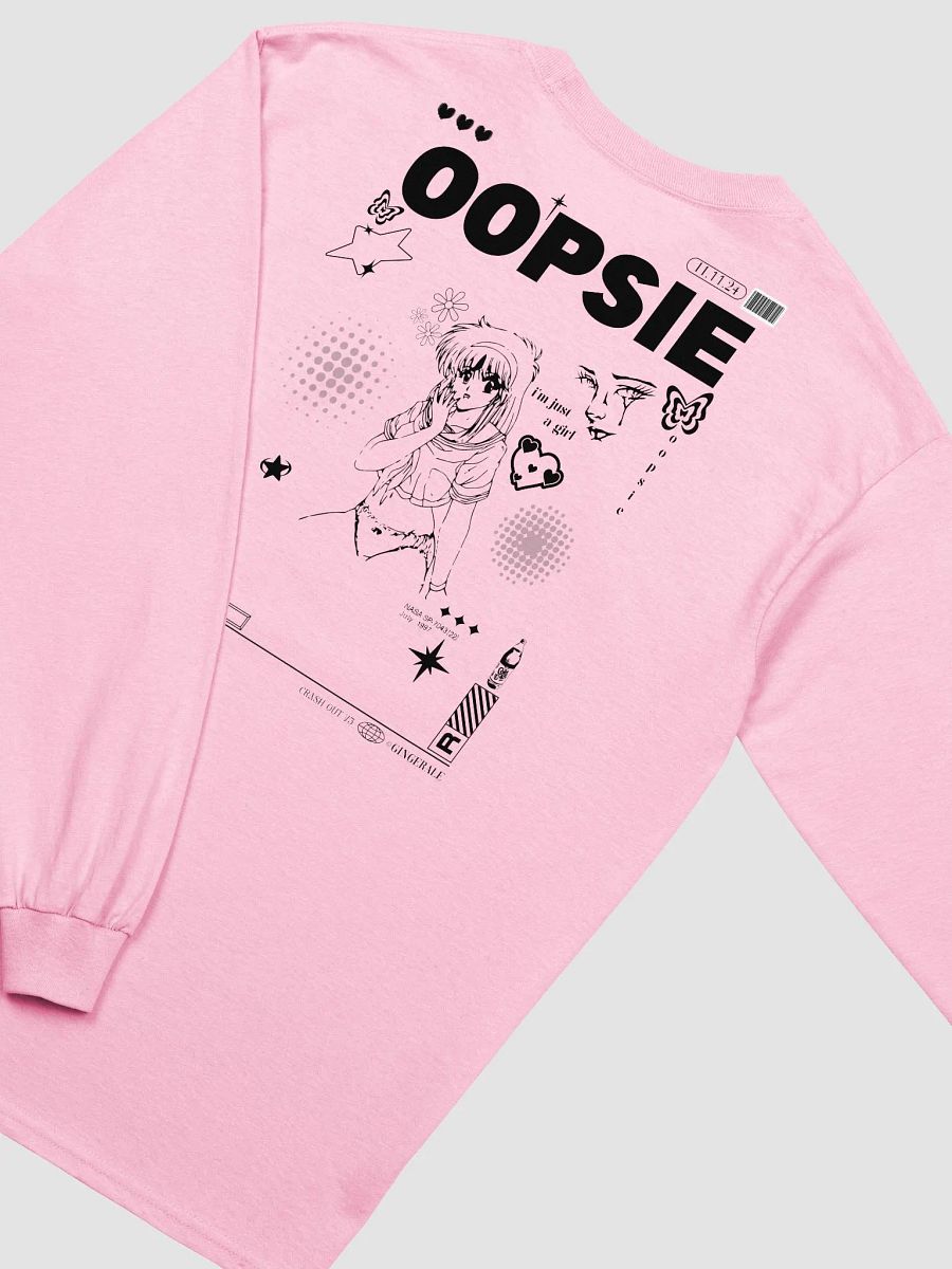 OOPSIE LONG TEE (BLACK) product image (3)