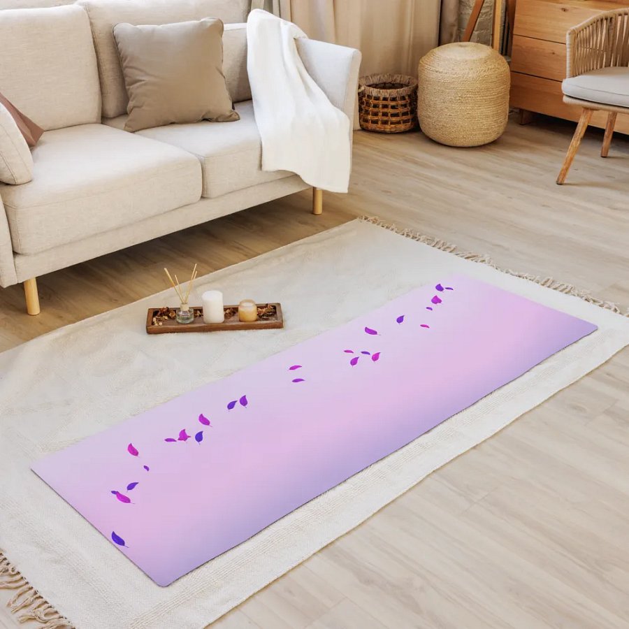 Serene Petal Drift Yoga Mat product image (8)