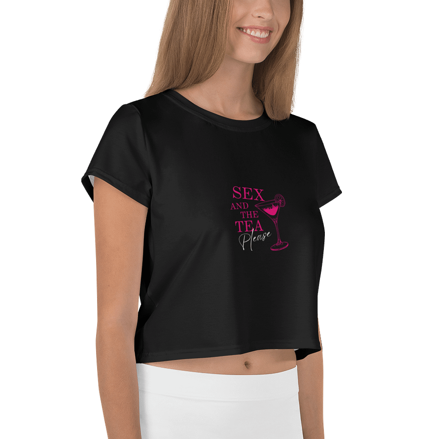 'Sex and tea, please' Crop Tee product image (4)
