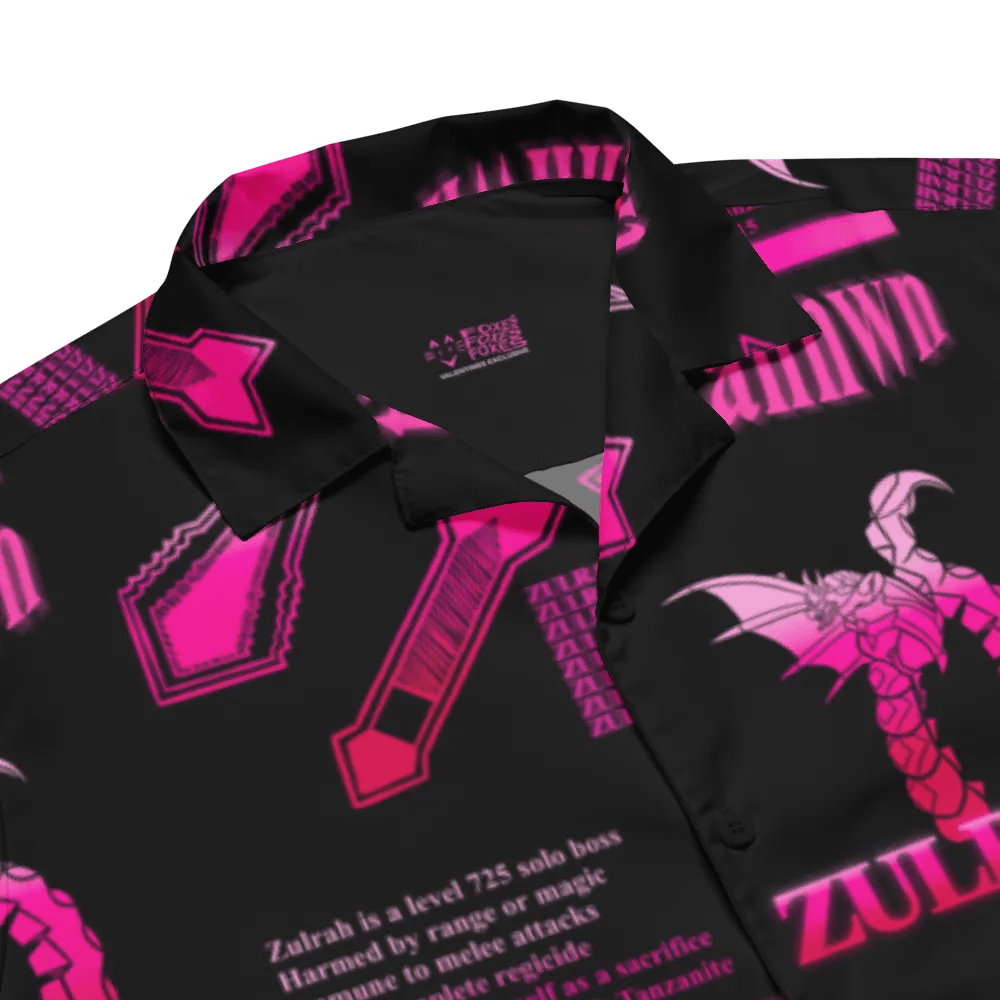 Valentines Zulrah Button Up (Black) product image (3)