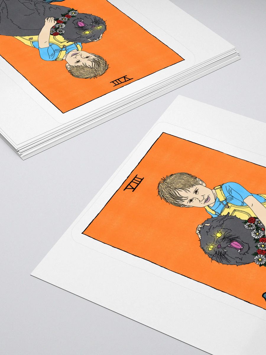 Gage and Church Strength Tarot Card Sticker product image (4)
