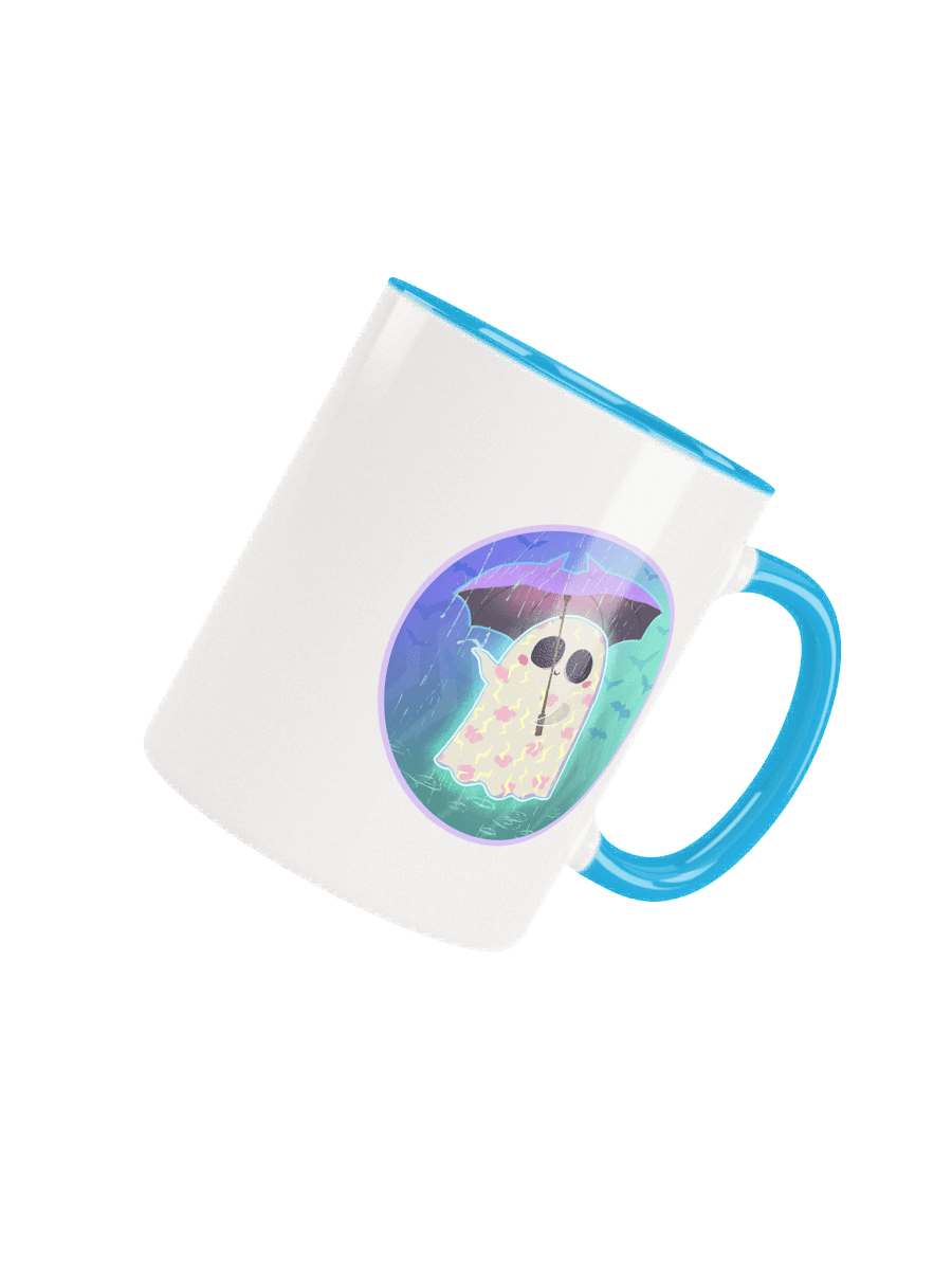 Pastel Little Ghost in the Rain - Ceramic Mug product image (5)