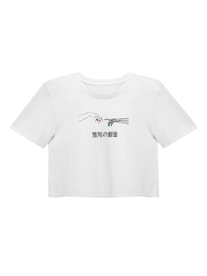 Creation of Chaos Crop Top - Black Print product image (5)