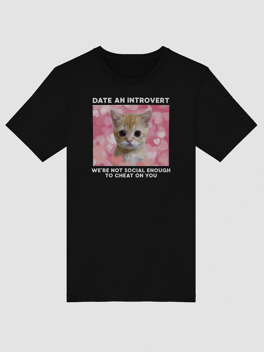 Date an Introvert Cat T-Shirt product image (17)