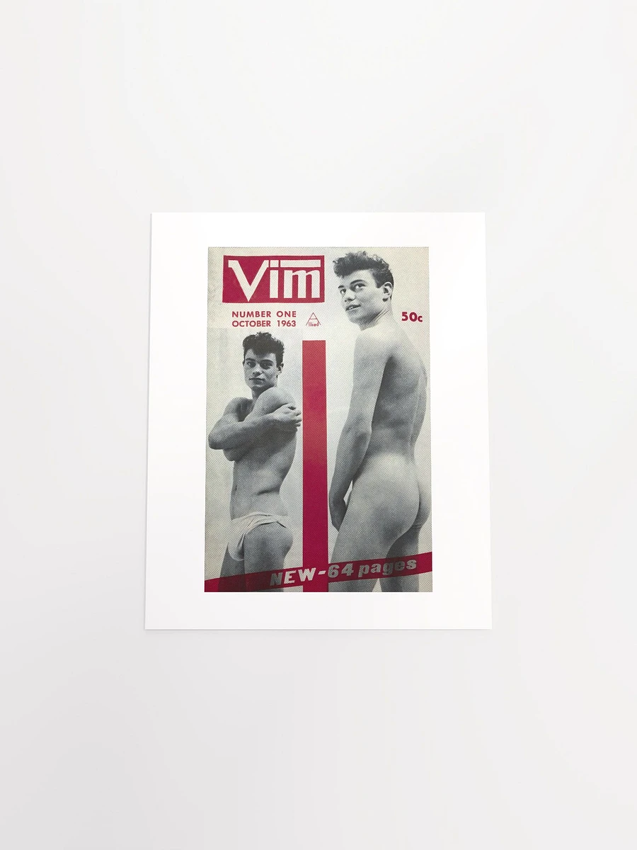 VIM Magazine Cover (Number One - October 1963) - Print product image (4)