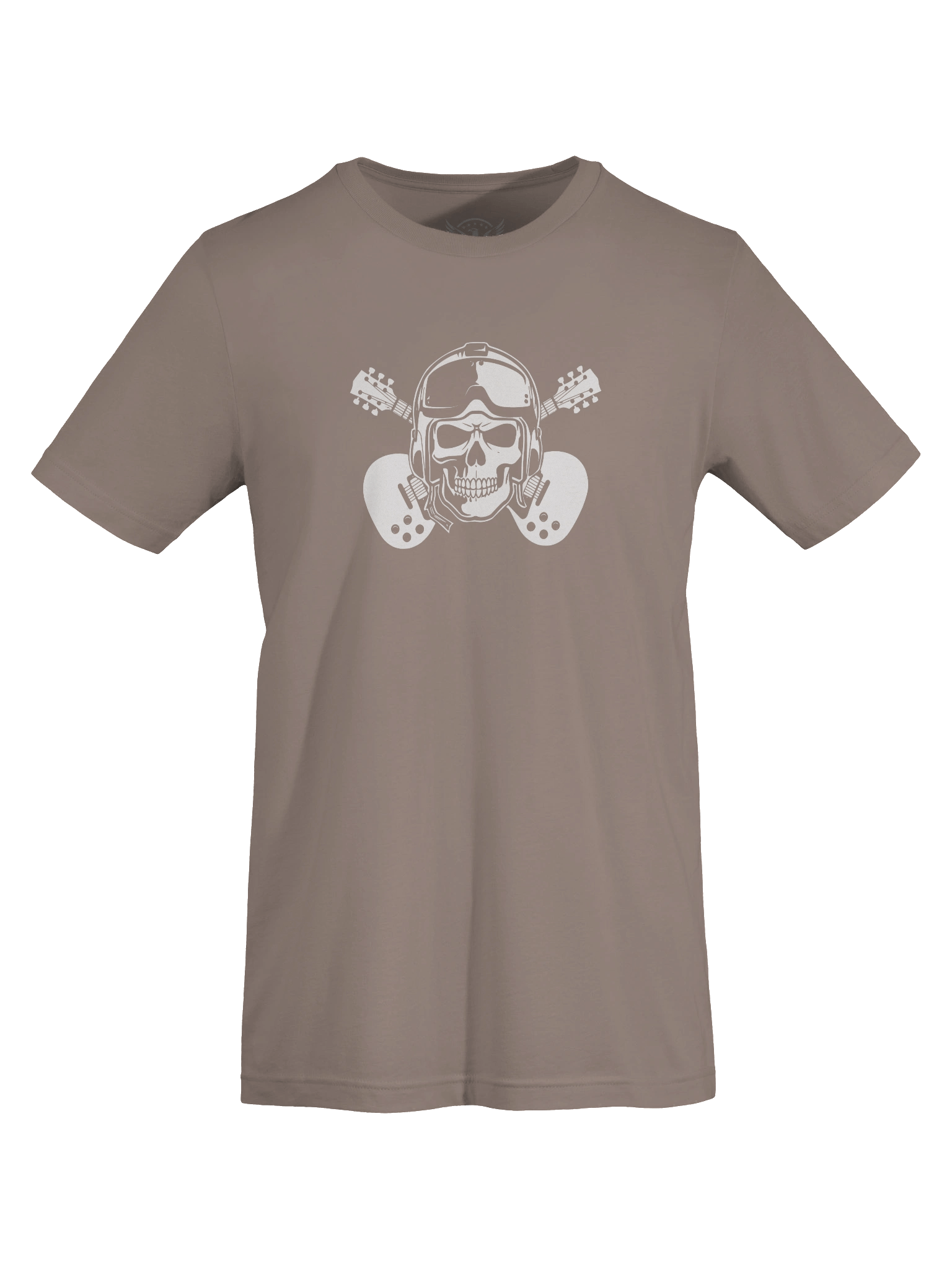 Flight Deck Skull Guitar T-Shirt – Military Aviation Rock Style Tee product image (38)