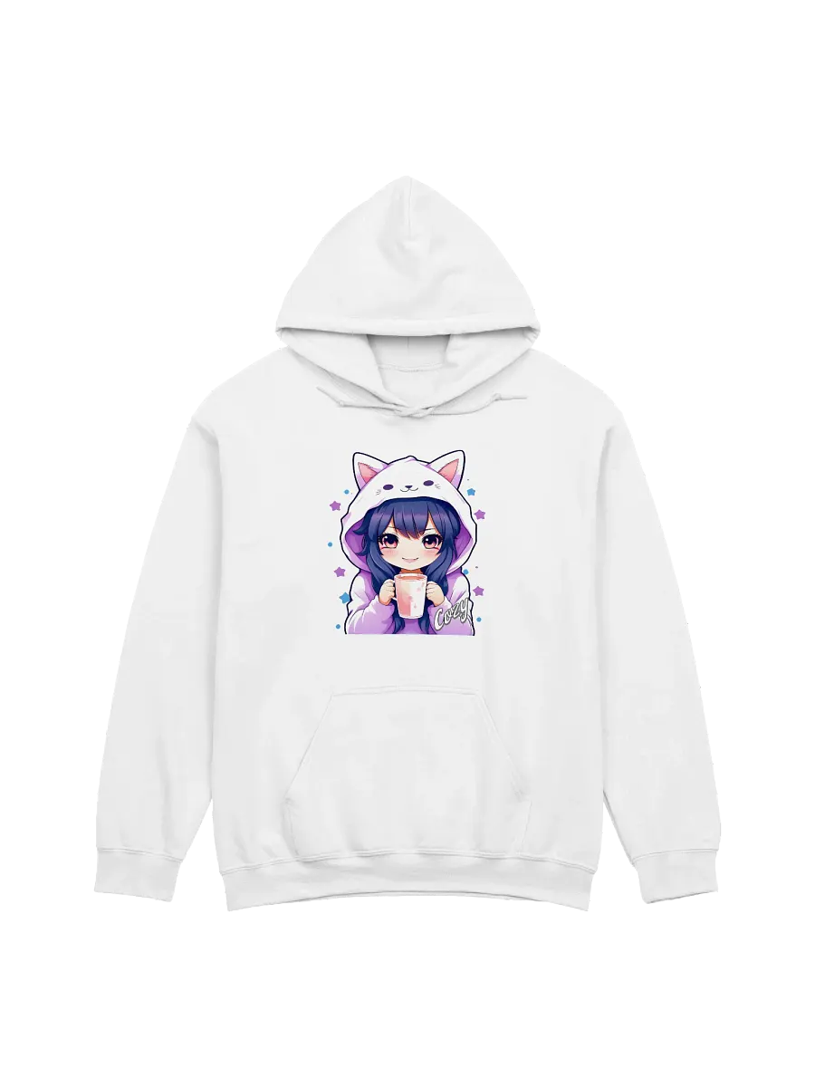 Cozy Kawaii Anime Girl - Gildan Classic Hoodie - Gildan 18500 product image (11)