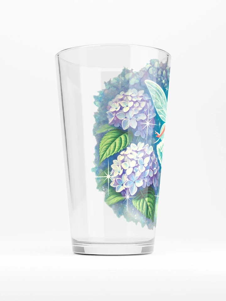 Blue Hydrangea Fairy 16 oz Drinking Glass - Fairytale Glassware product image (2)