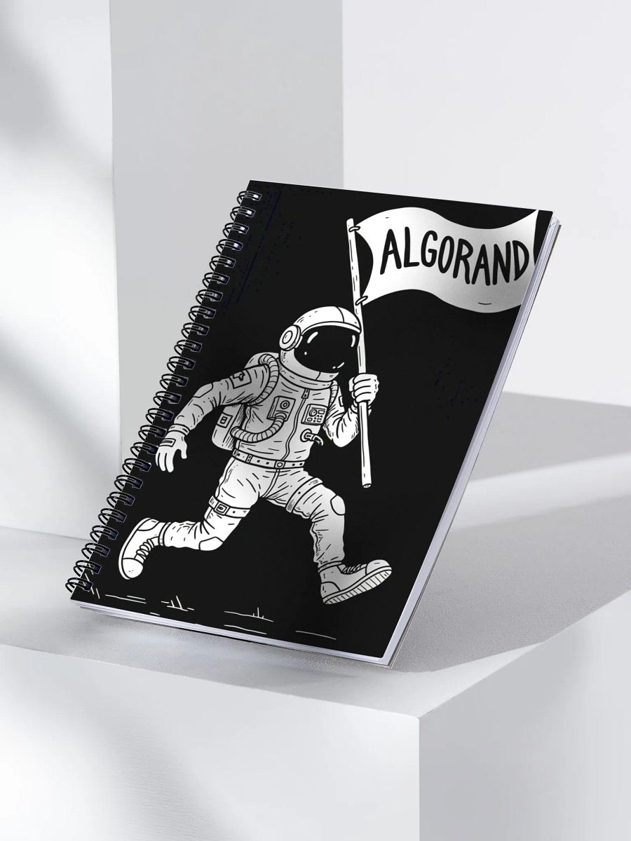Algorand Moon Man Spiral Notebook product image (3)