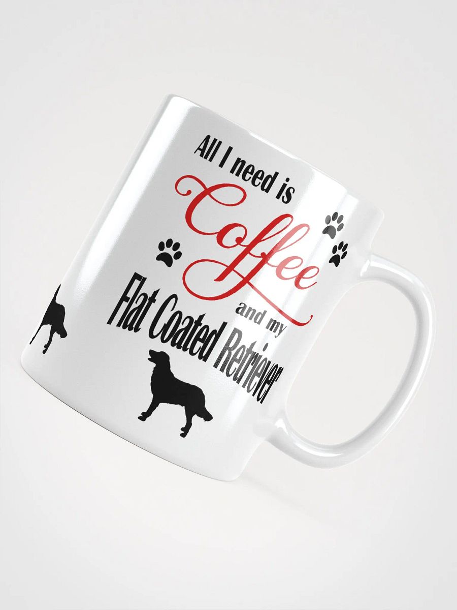 Coffee and my Flat Coated Retriever Mug product image (4)