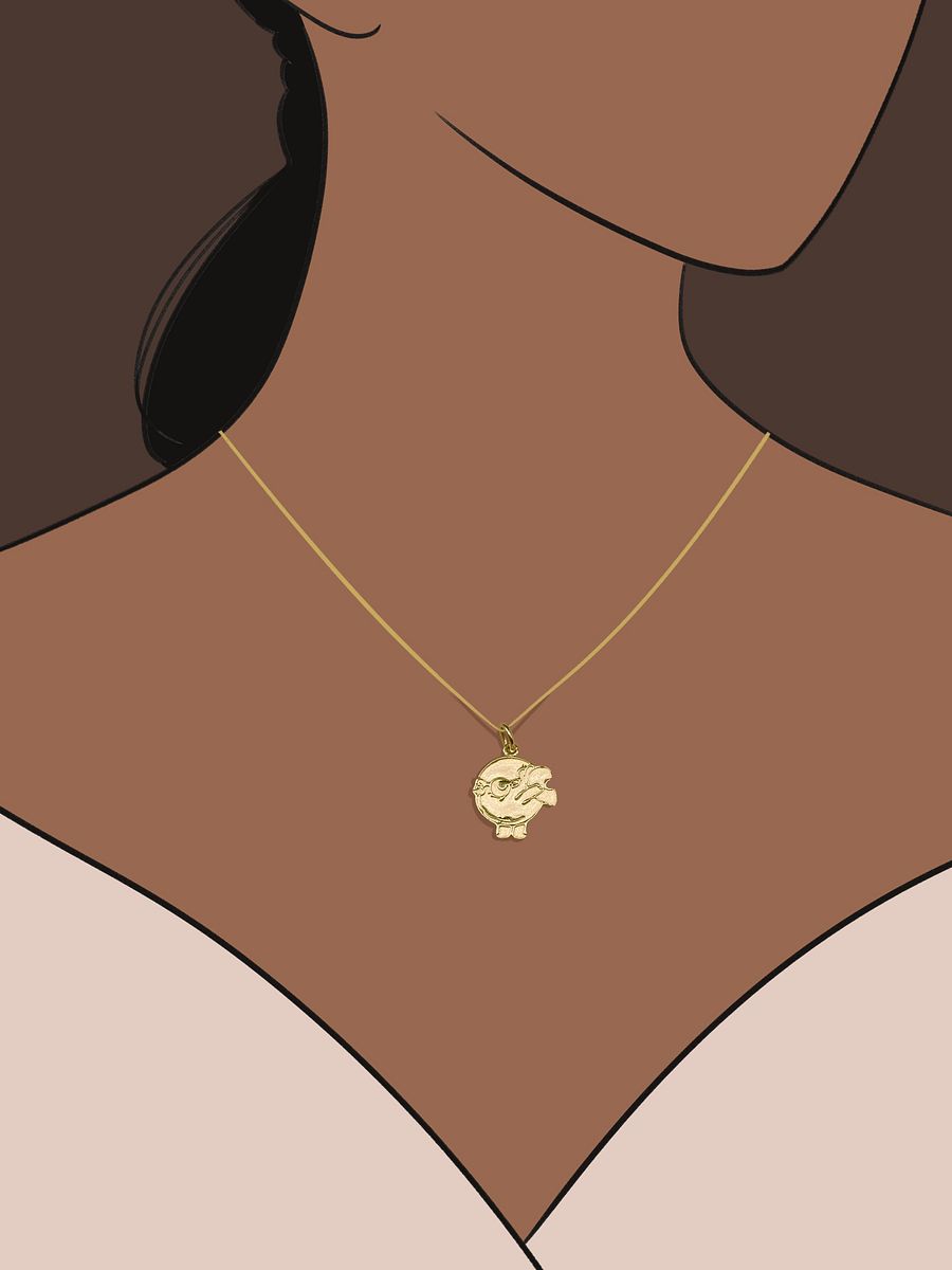 14k Solid Gold Choco & Pancake Pendants product image (6)