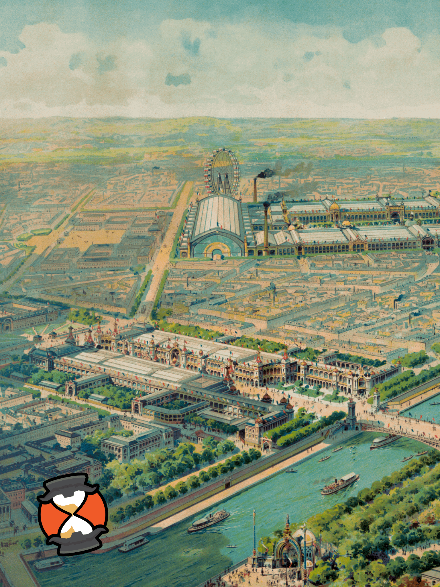 Paris 1900 (Framed Poster Print) product image (3)