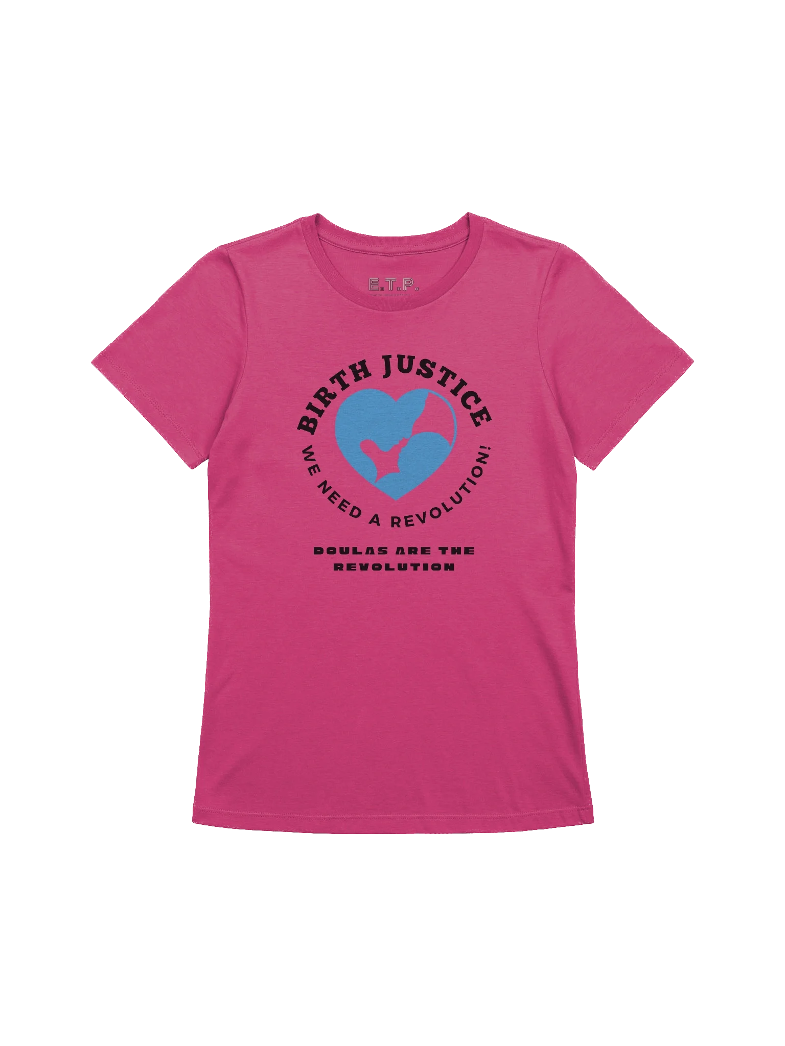Birth Justice [Blue Heart] - Women's Relaxed T-Shirt product image (1)