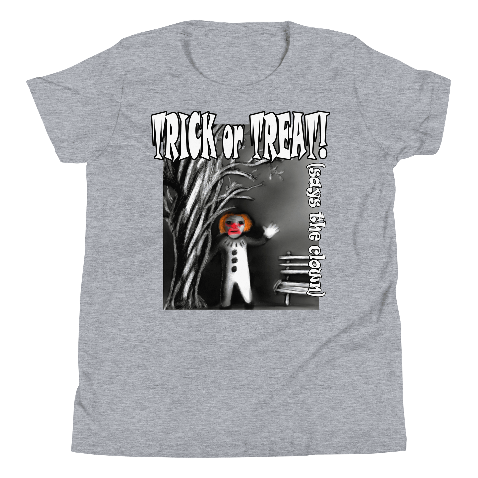 Trick or Treat Clown Youth T-Shirt product image (53)